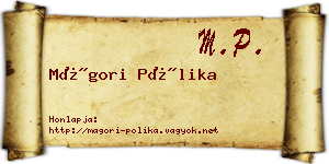 Mágori Pólika névjegykártya